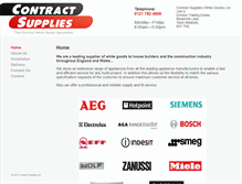 Tablet Screenshot of contractsupplies.com